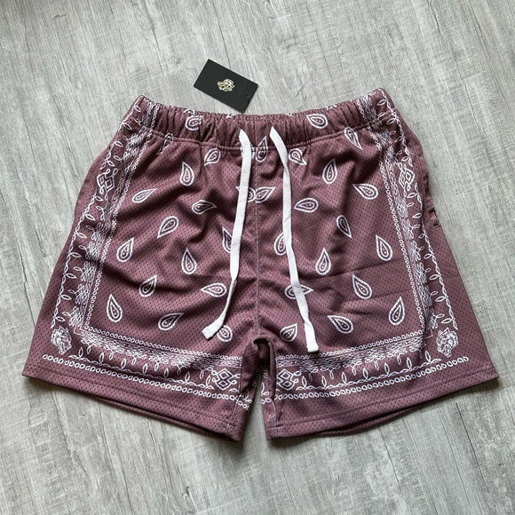 Darc Sport Other - Darc Sport Western Paisley Shorts/Mauve/Size Small